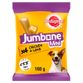 Pedigree Jumbone Mini Adult Small Dog Treats Chicken & Lamb, 160g (Pack of 4)