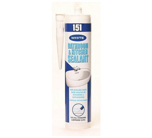 151 Bathroom & Kitchen White Sealant 310ml