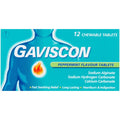Gaviscon Peppermint Flavour Chewable Tablets (Pack of 12)