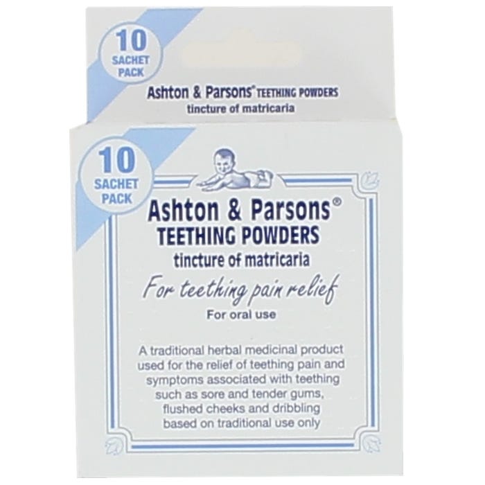 Ashton & Parsons Teething Powders for Babies Aged 3 Months+ (10 Sachets)