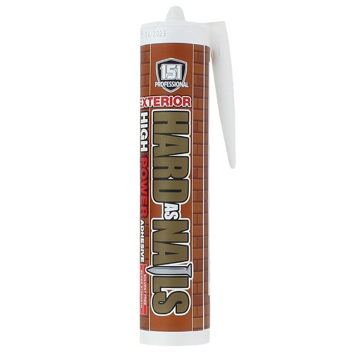 151 Professional Hard As Nails Exterior Adhesive, 310ml