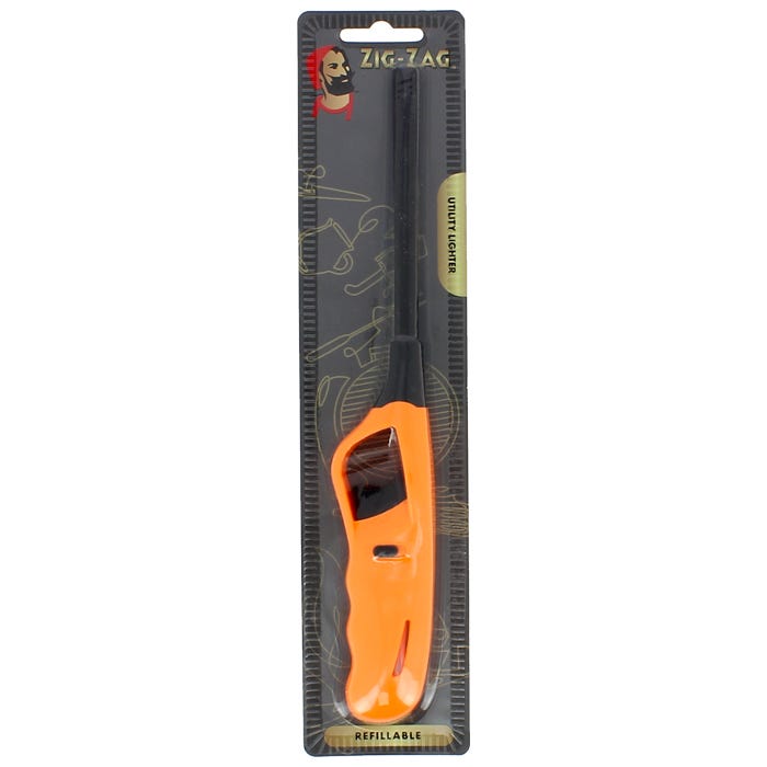 Zig Zag Kitchen Utility Lighter - Orange