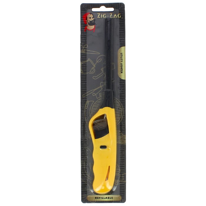 Zig Zag Kitchen Utility Lighter - Yellow