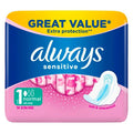 Always Sensitive Unscented Normal Wings (14 Pack)