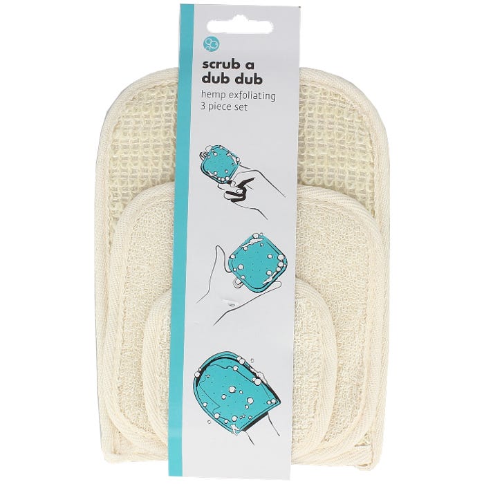 Hemp Exfoliating Bath Set (3 Piece Set)