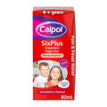 Calpol SixPlus Suspension Sugar Free Strawberry Flavour 6+ Years 80ml