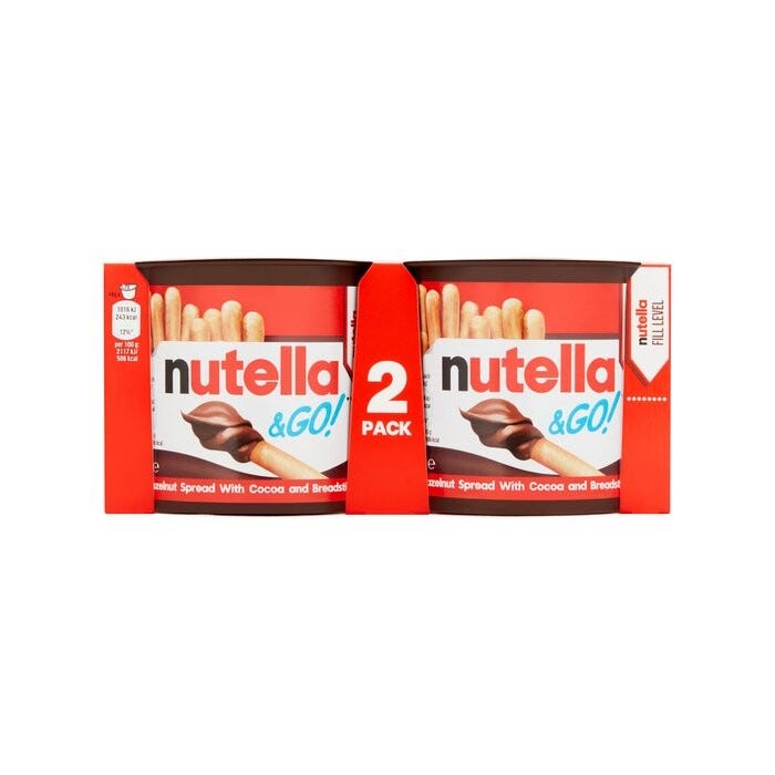 Nutella & Go, 48g (Pack of 2)