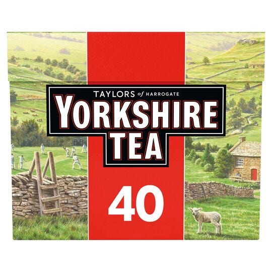 Yorkshire Tea, 125g (Pack of 40)