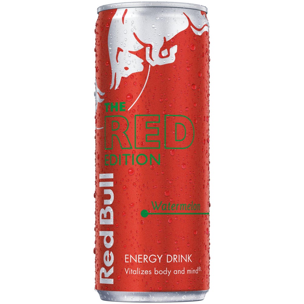 Red Bull Energy Drink Summer Edition - Watermelon, 250ml