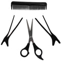 Professional Hair Dressing Kit - Comb, Scissors and Clips