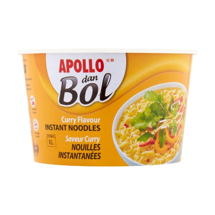 Apollo Noodle Bowl Curry, 85g