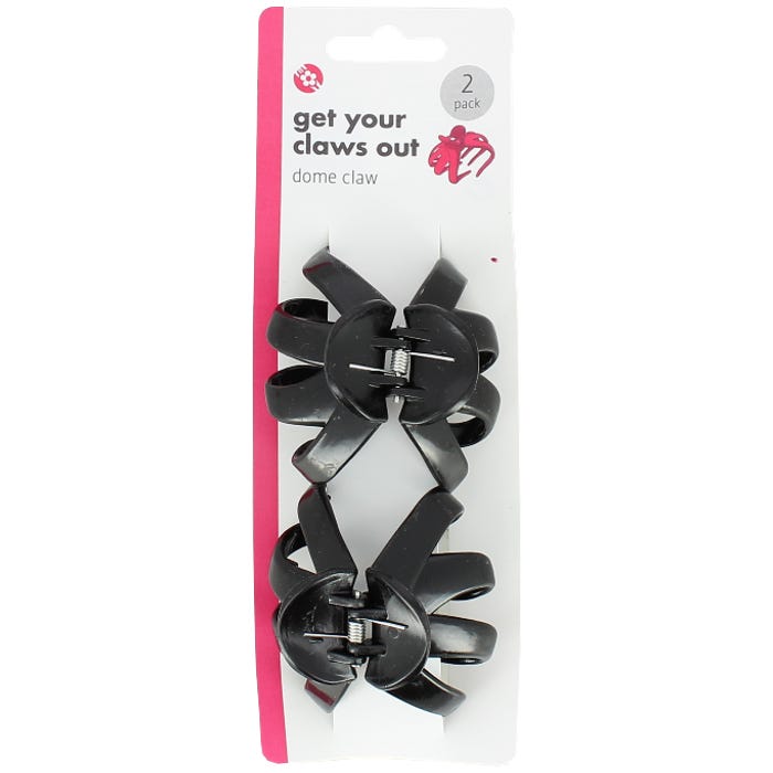 Dome Claw Hair Clips (Pack of 2)