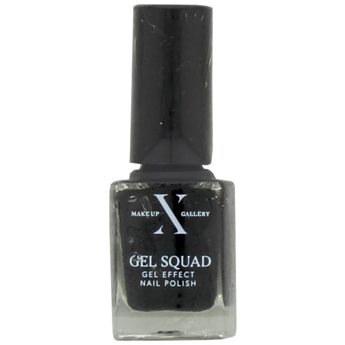 Make Up Gallery Gel Squad Gel Effect Nail Polish - Pitch Black