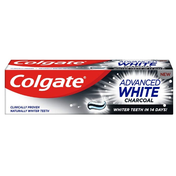 Colgate Advanced White Charcoal Toothpaste, 75ml