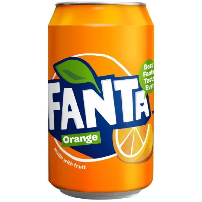Fanta Orange Can, 330ml