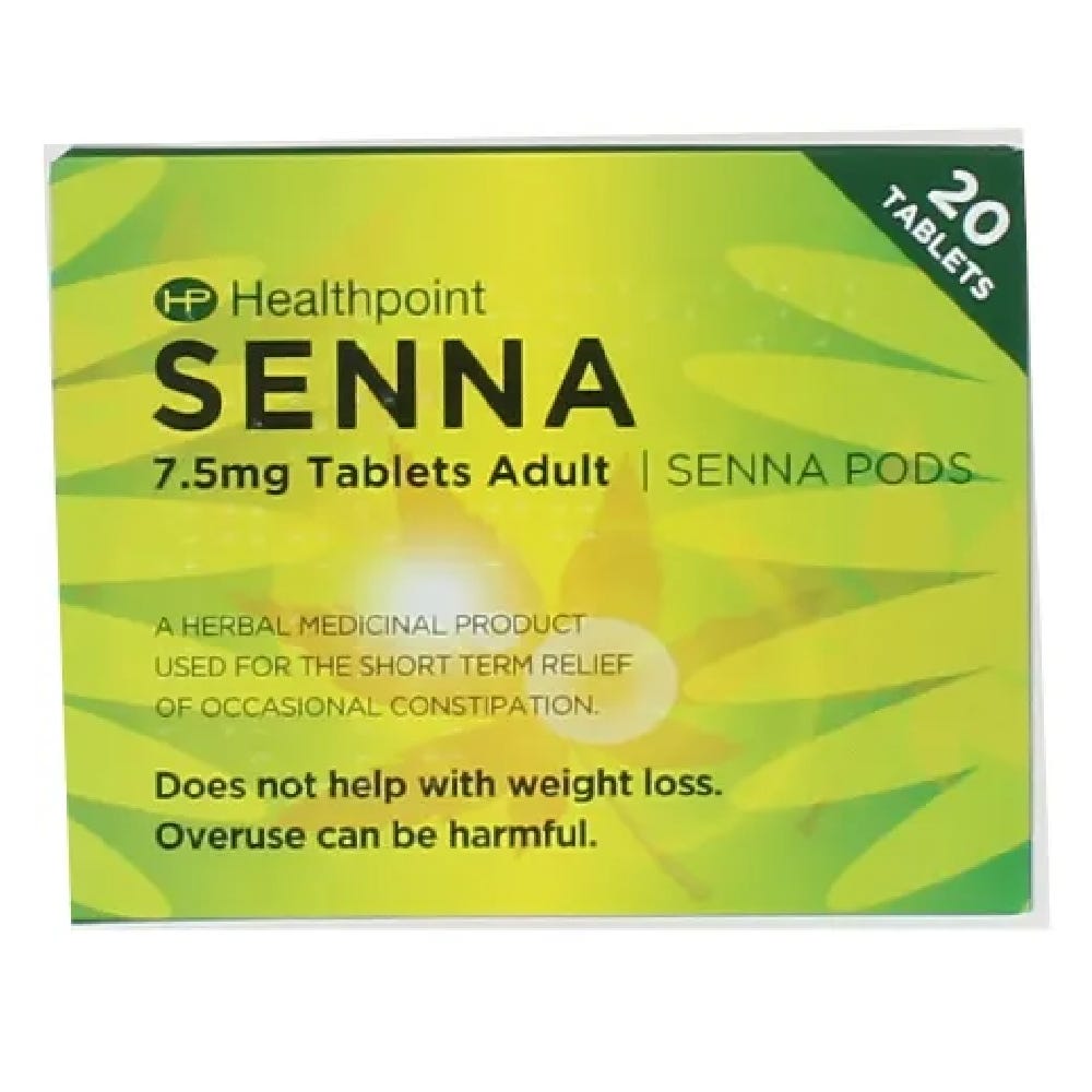 Healthpoint Senna Pods, 7.5mg (Pack of 20)